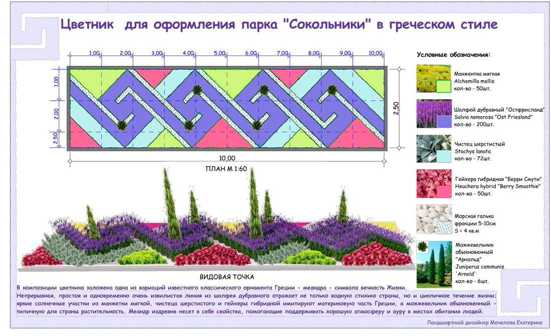 Составить слайд шоу из найденных в интернете фотографий однолетних цветов изобразить схему клумбы